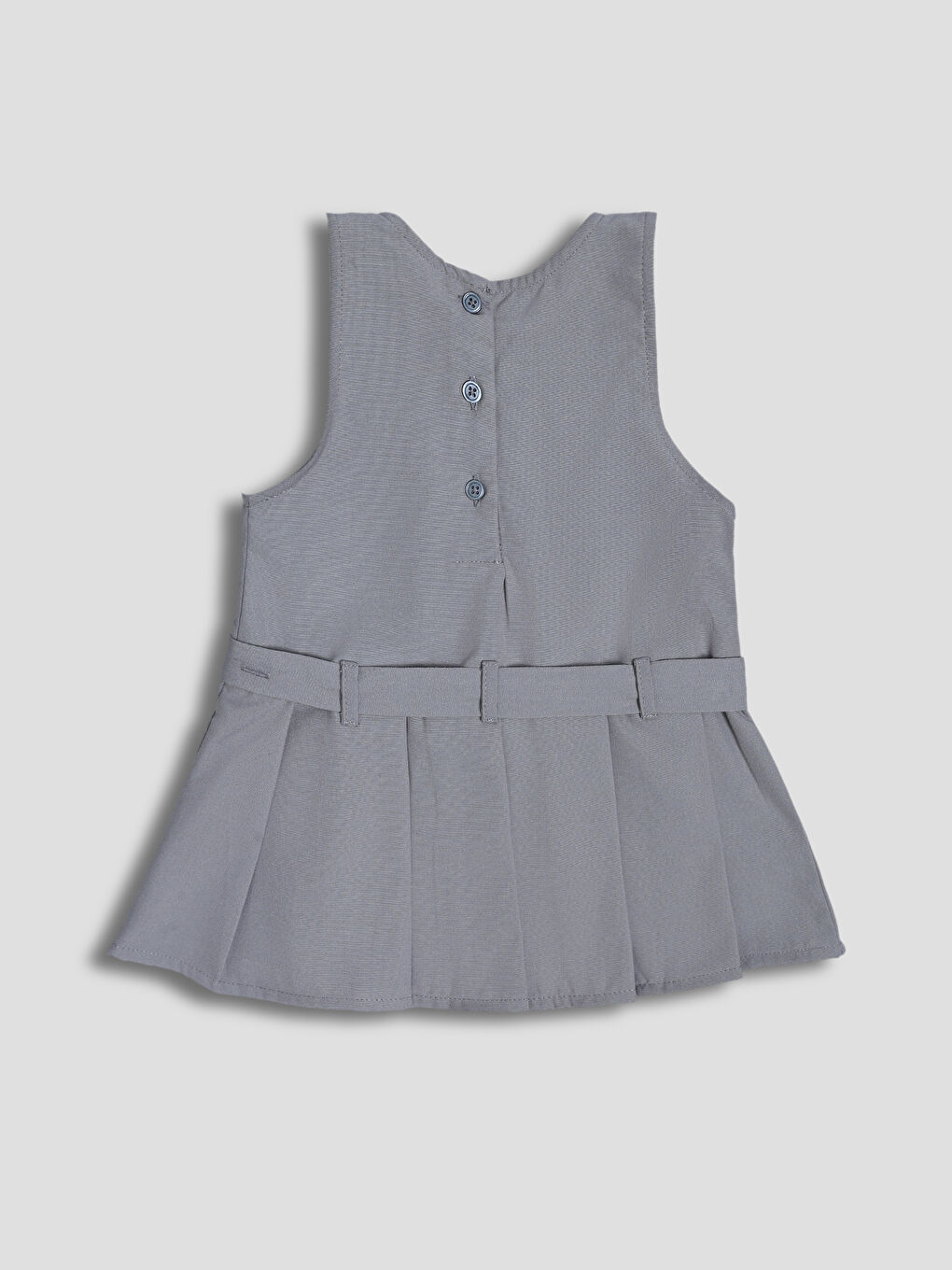 Crew Neck Baby Girls' Dress-1