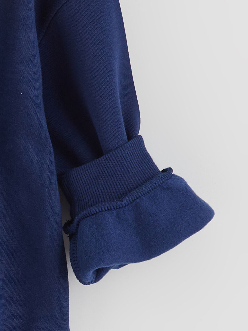 Beba djevojčica TAMNO PLAVA Majica s kapuljačom/Dukserica-1