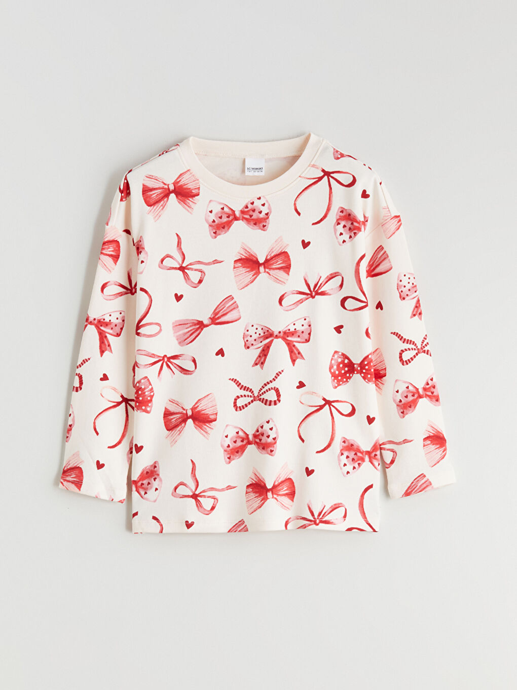 سێتی بیجامە چاپکراوی یه‌خه‌ خڕ بۆ کچان-1