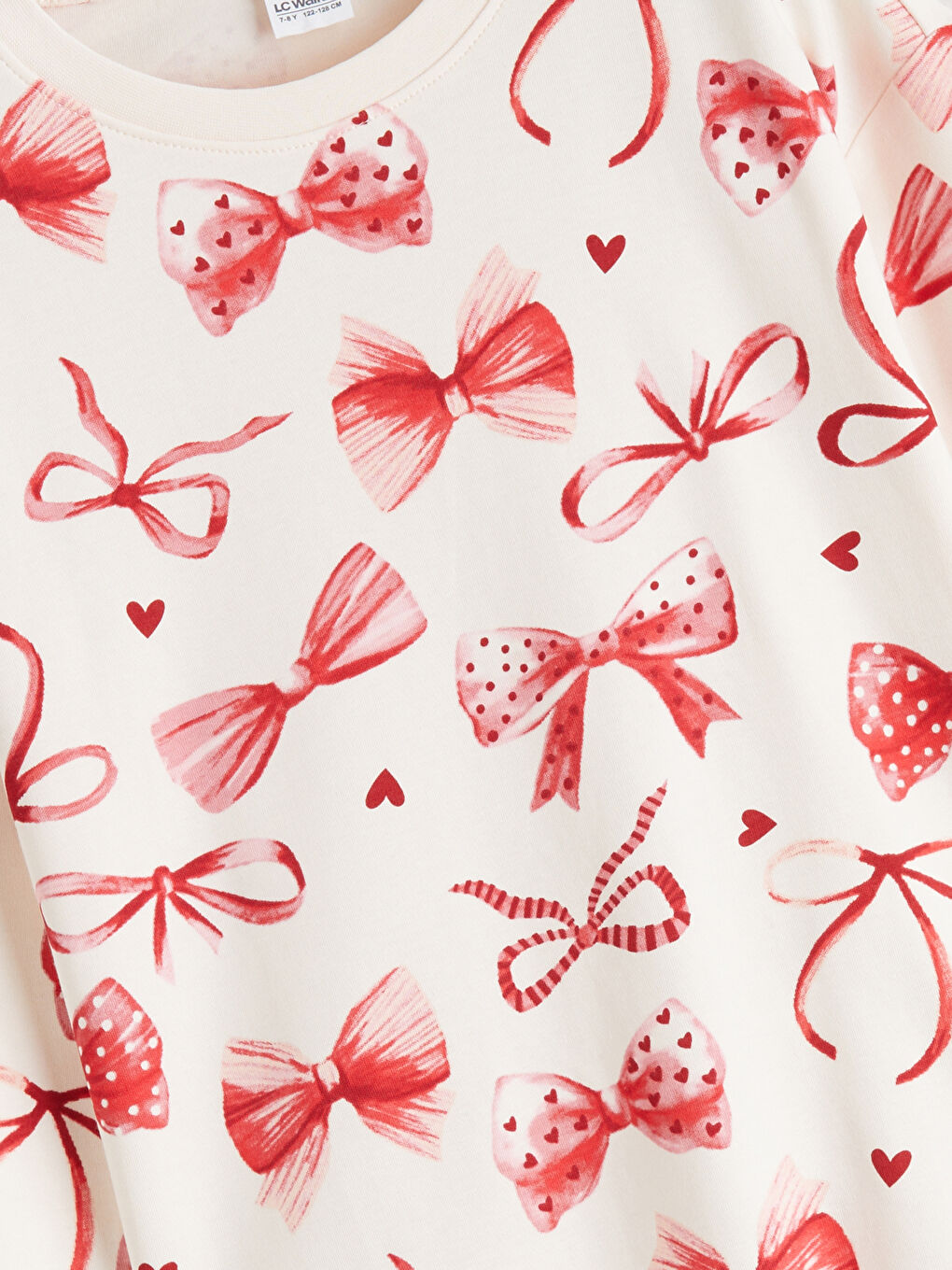 سێتی بیجامە چاپکراوی یه‌خه‌ خڕ بۆ کچان-2