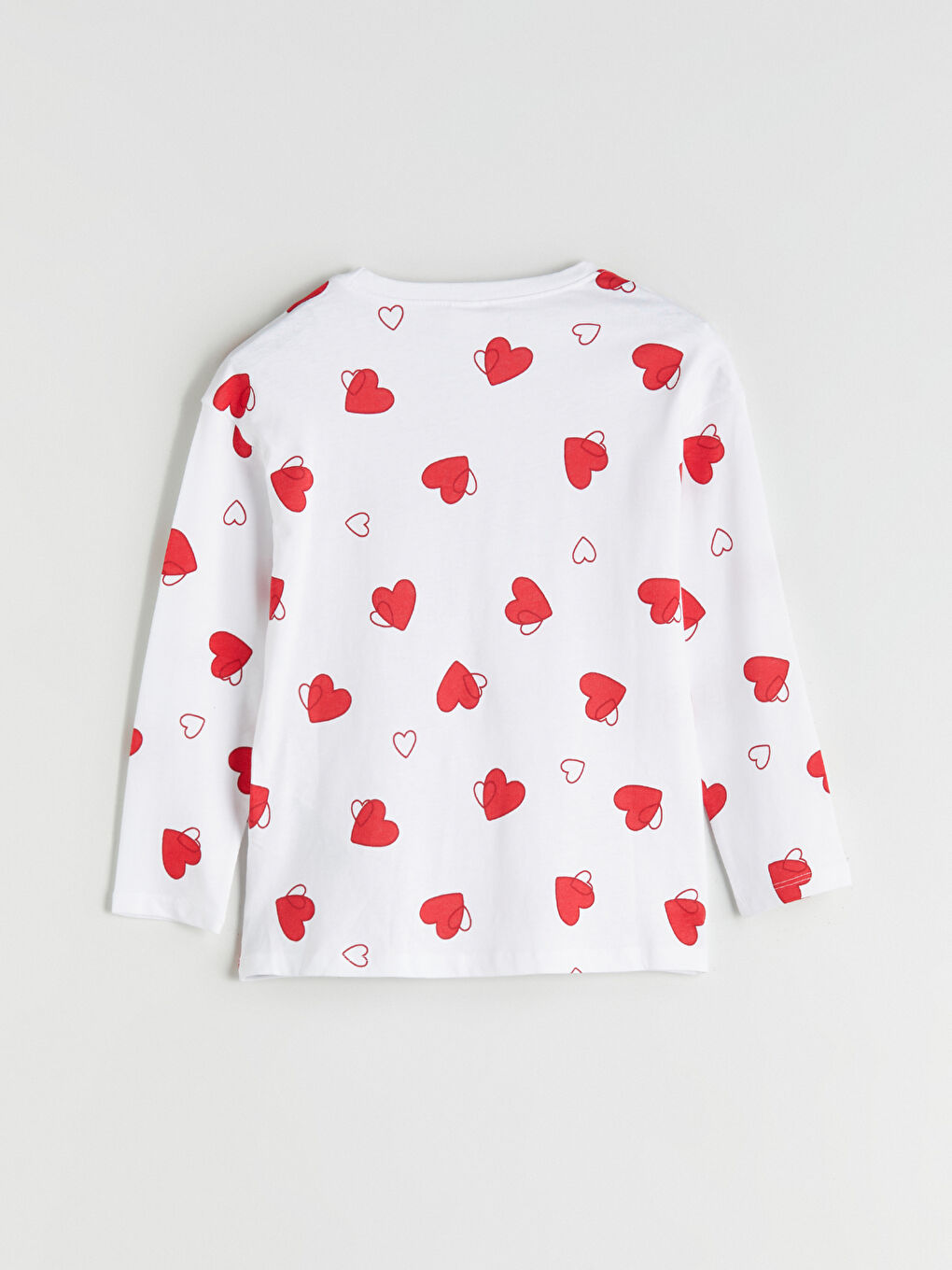 Crew Neck Girls' Pyjama Set-3