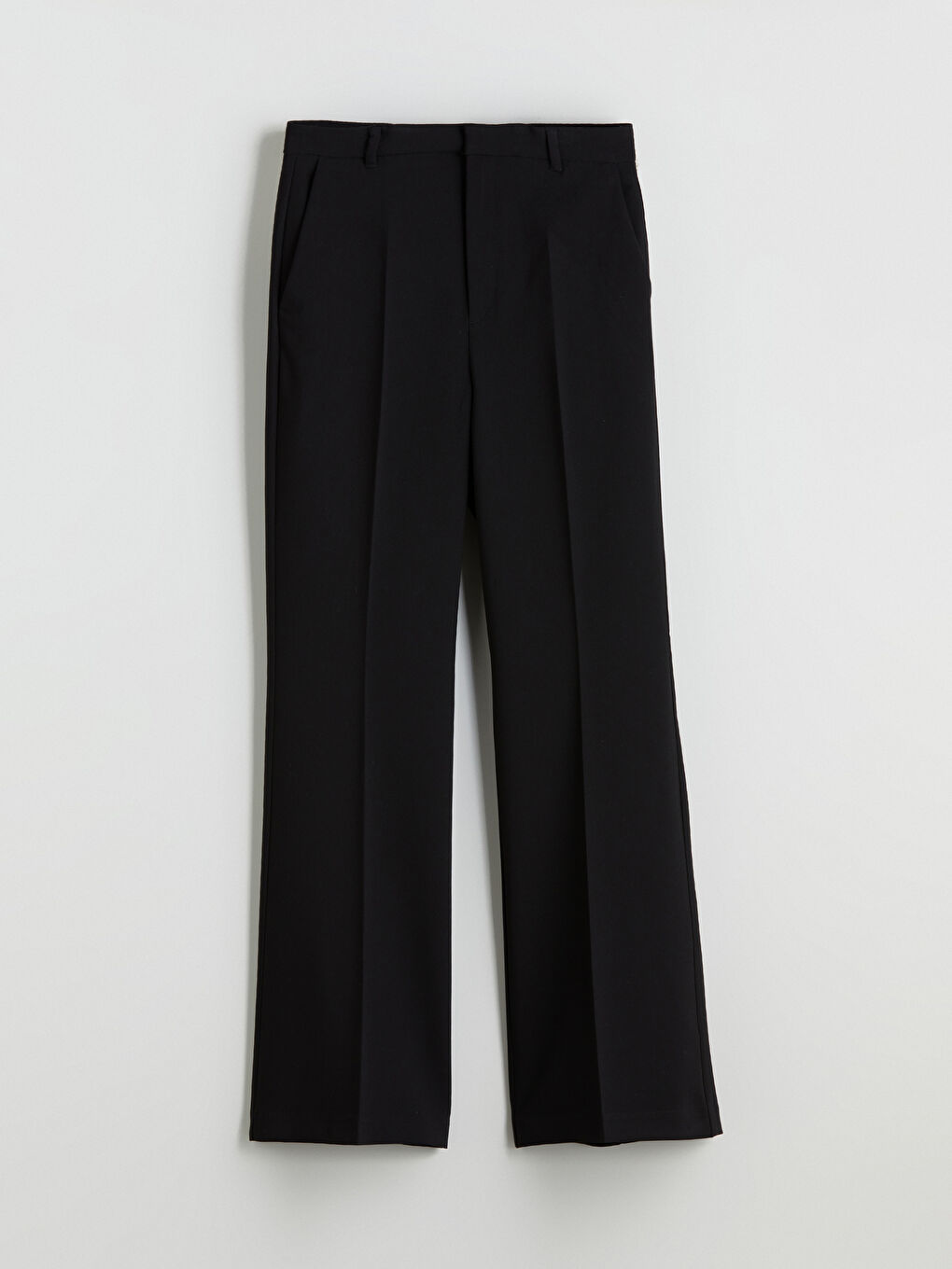 Regular Fit Flared Women's Trousers-4