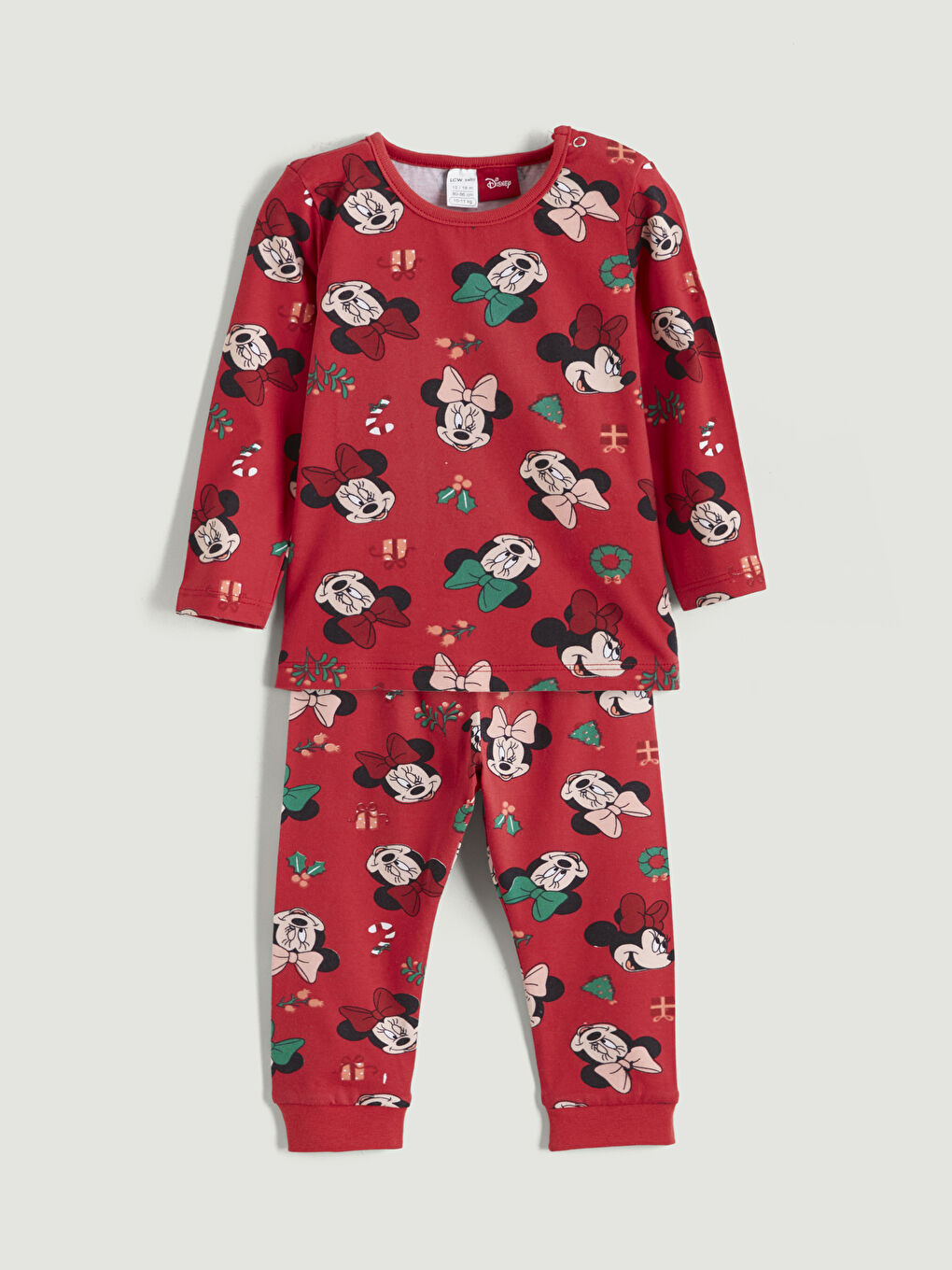 طقم بيجامة بناتي رضع بطبعة ميني ماوس