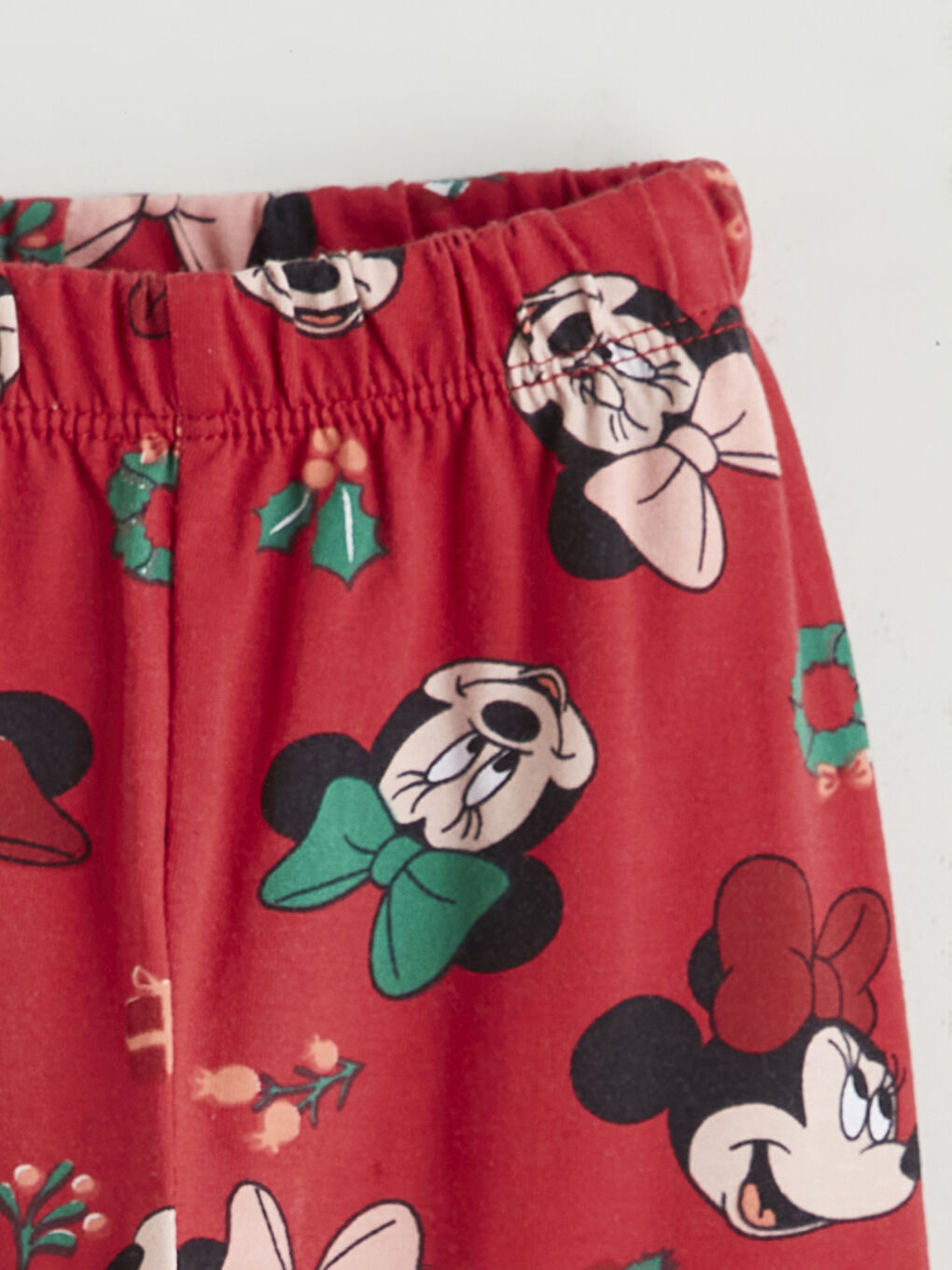 طقم بيجامة بناتي رضع بطبعة ميني ماوس-5