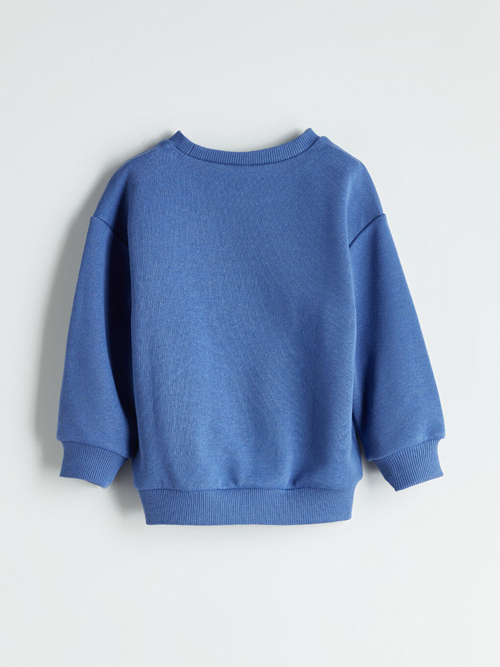 Mor Bisiklet Yaka Baskılı Erkek Çocuk Sweatshirt-2