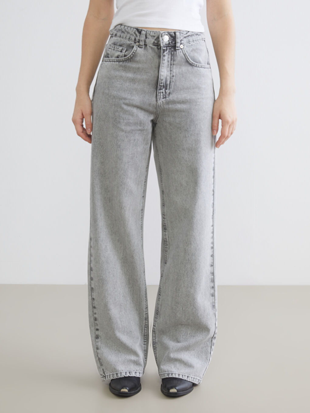 Wideleg Women's Jeans-1