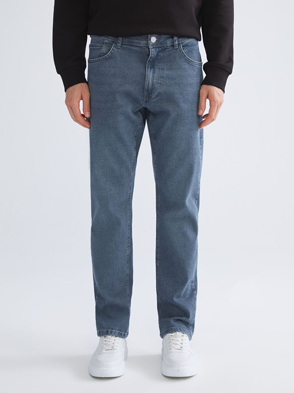 Gri 779 Regular Fit Erkek Jean Pantolon-1