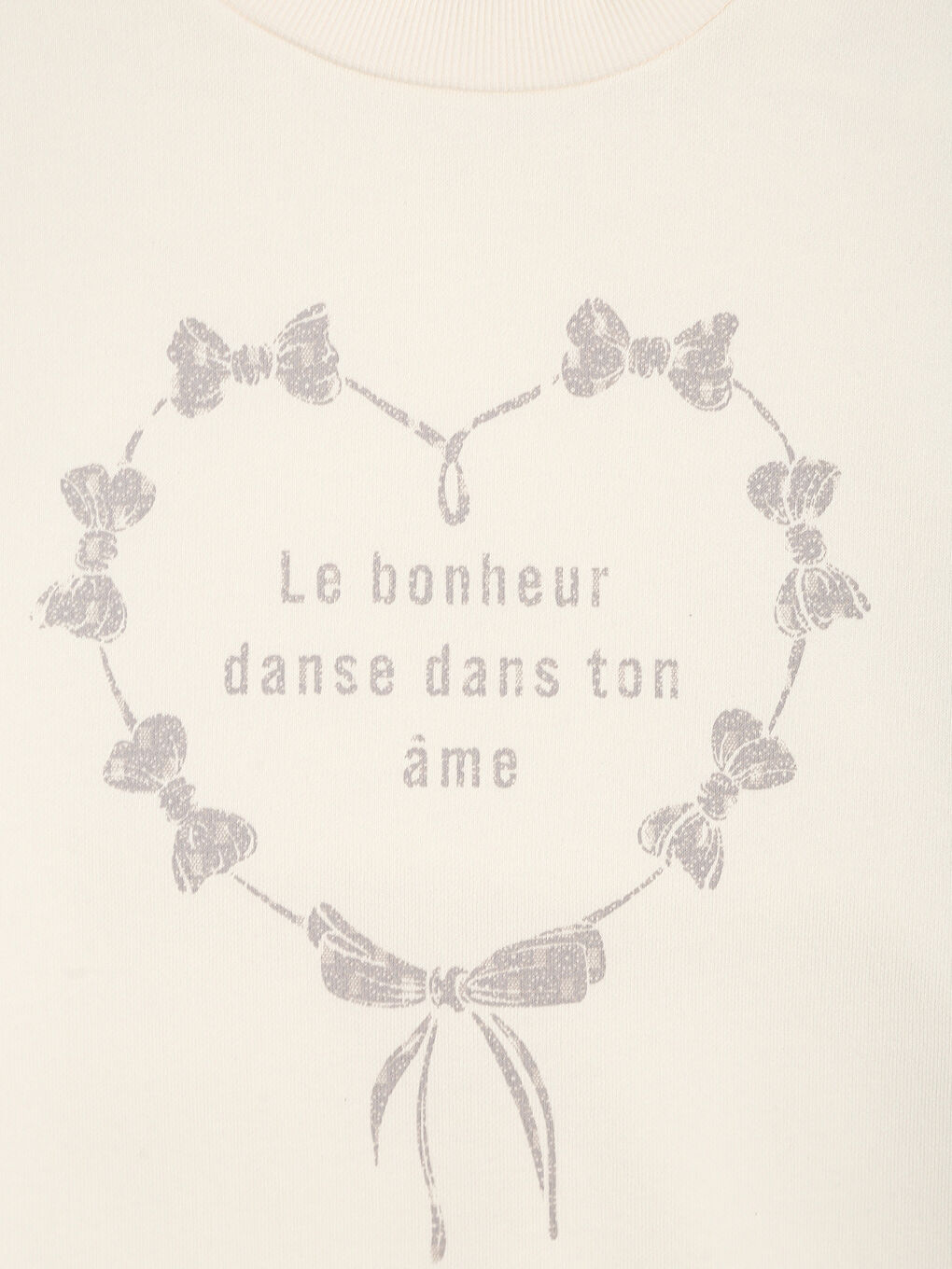 Crew Neck Girls' Sweatshirt-2