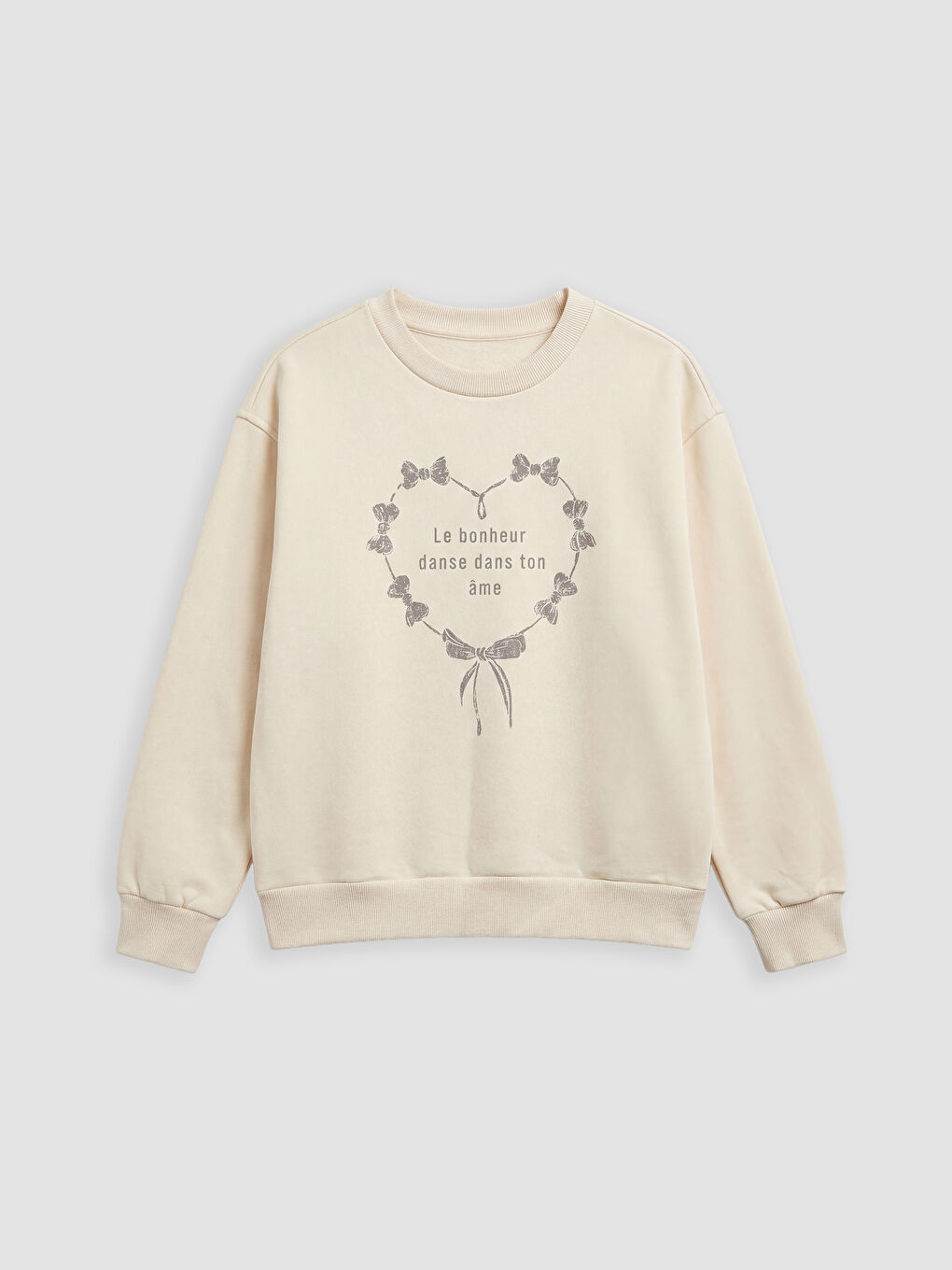 Crew Neck Girls' Sweatshirt