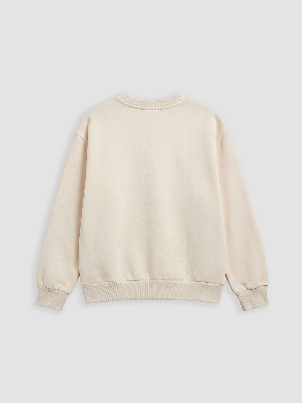 Crew Neck Girls' Sweatshirt-1