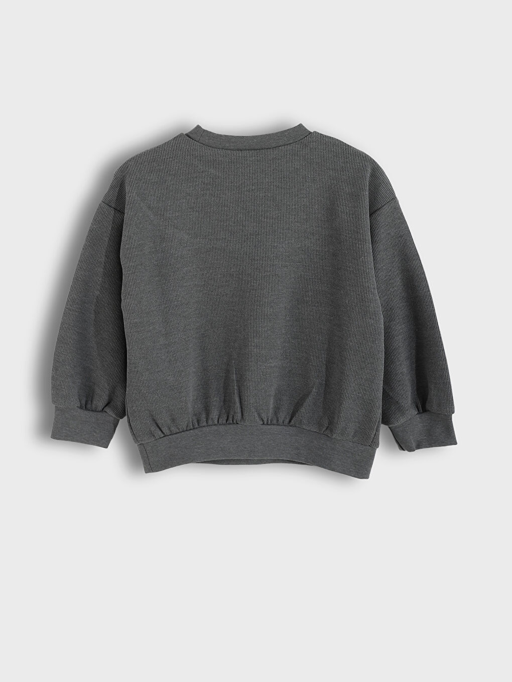Crew Neck Long Sleeve Girl's Sweatshirt and Sweatpants-3