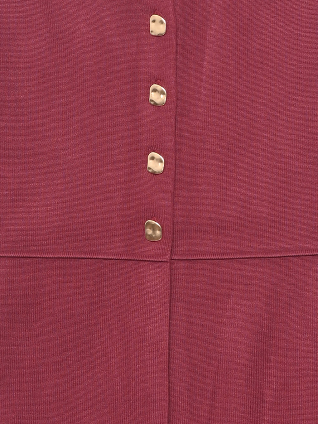 Bisiklet Yaka Peplum Triko Bluz-6