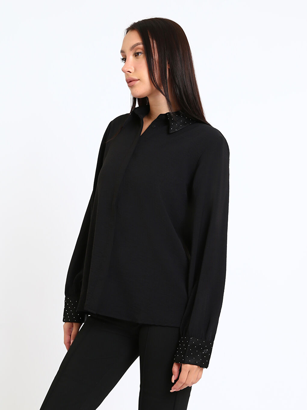 Chemise Coupe Ample pour Femmes-3