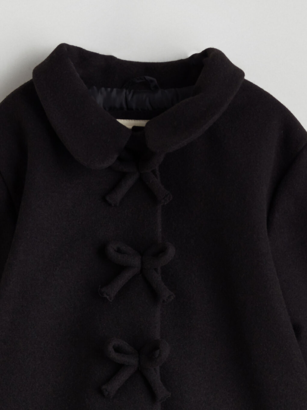 Basic Girls' Wool Blended Overcoat-1