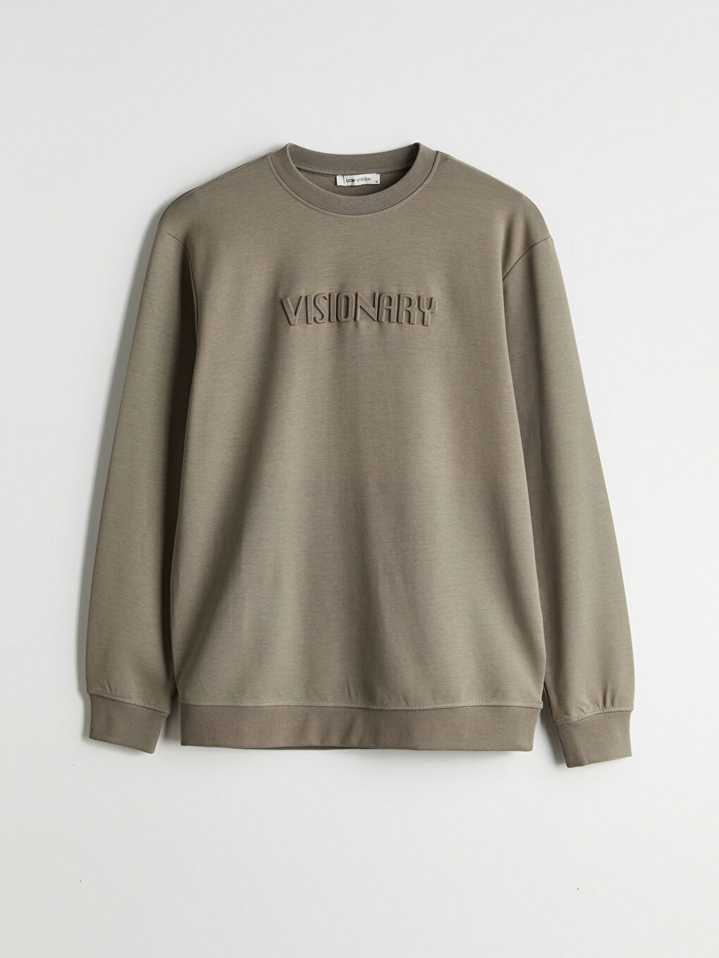 Crew Neck Embossed Men's Sweatshirt-4