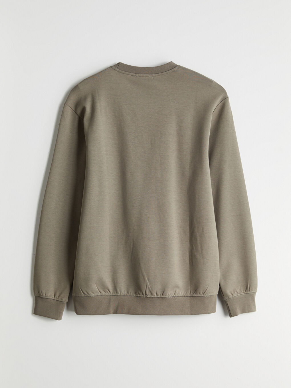 Crew Neck Embossed Men's Sweatshirt-5