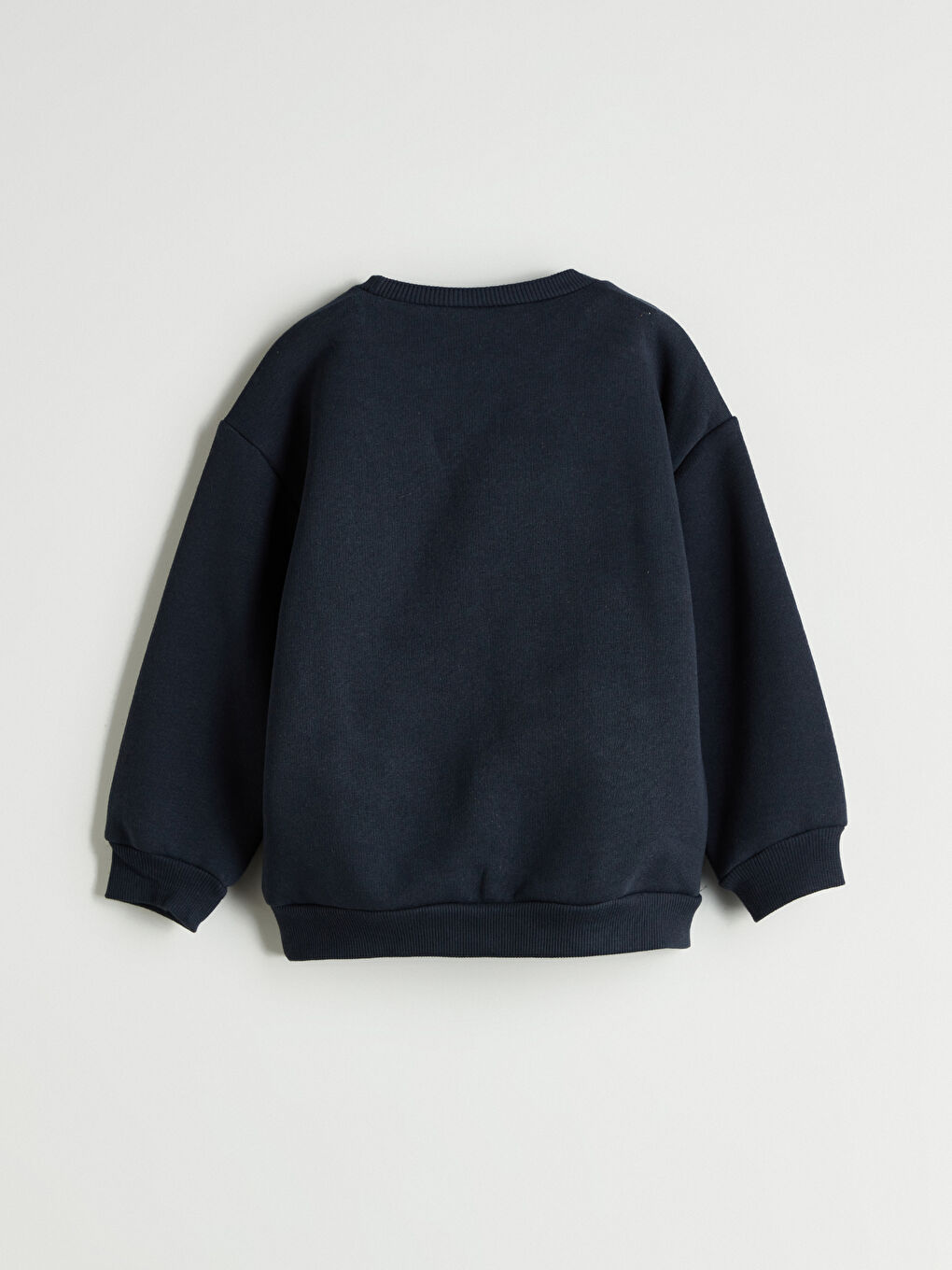 Lacivert Bisiklet Yaka Erkek Çocuk Sweatshirt-2