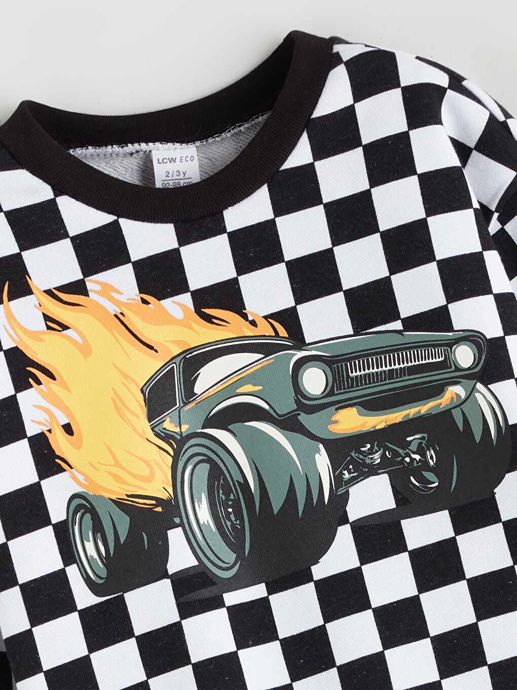 LCW ECO Crew Neck Printed Boys' Sweatshirt -W5GA06Z1-LKX