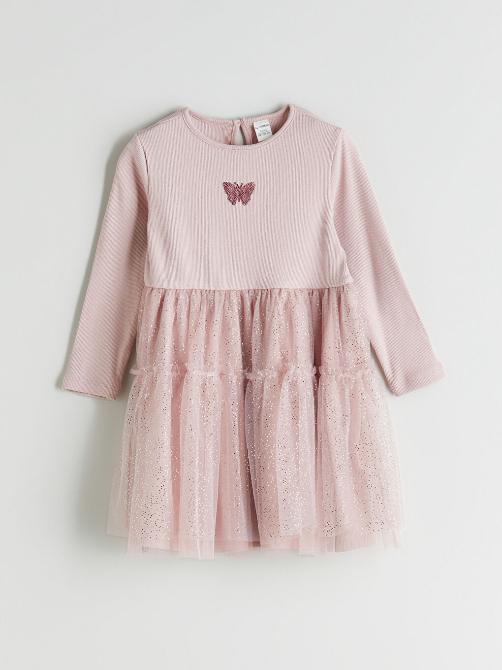 LCW Kids Рокля с кръгло деколте за момичета -W5GA43Z1-FHP