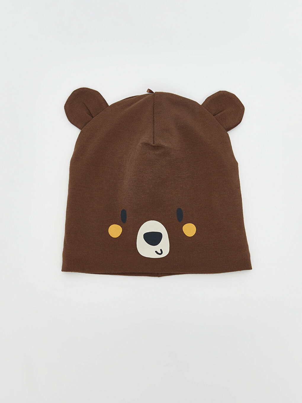 Kahverengi Ayı Figürlü Erkek Bebek Bere