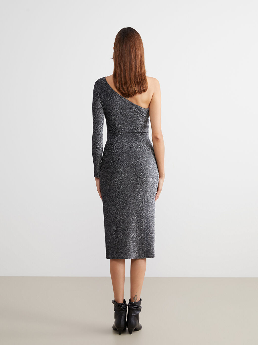 Женщины Черный Платье-3