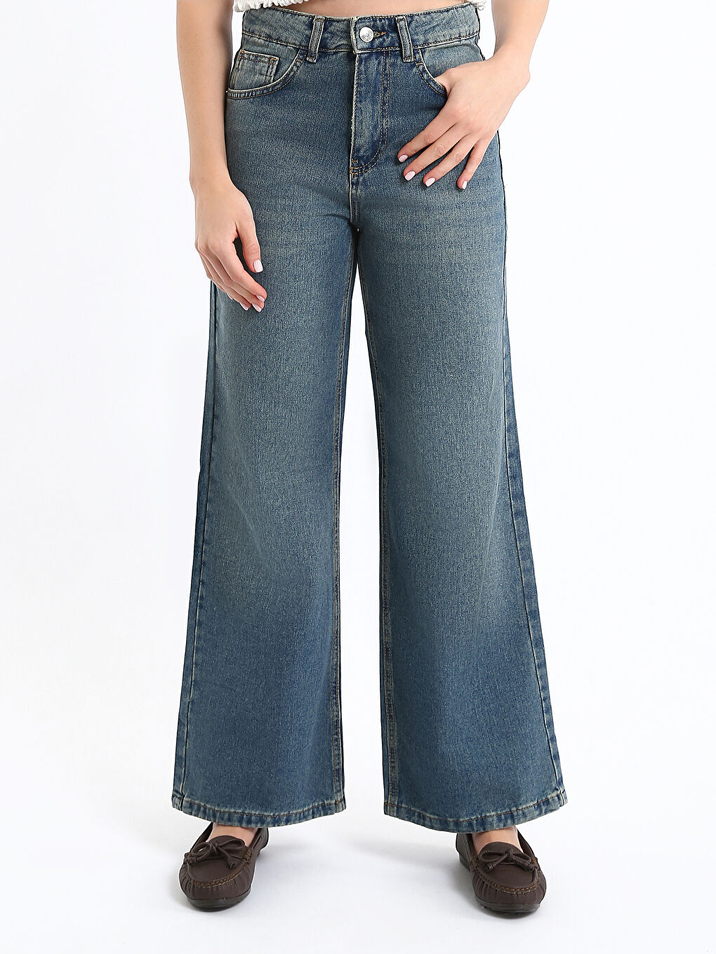 Wideleg Women's Jeans-1
