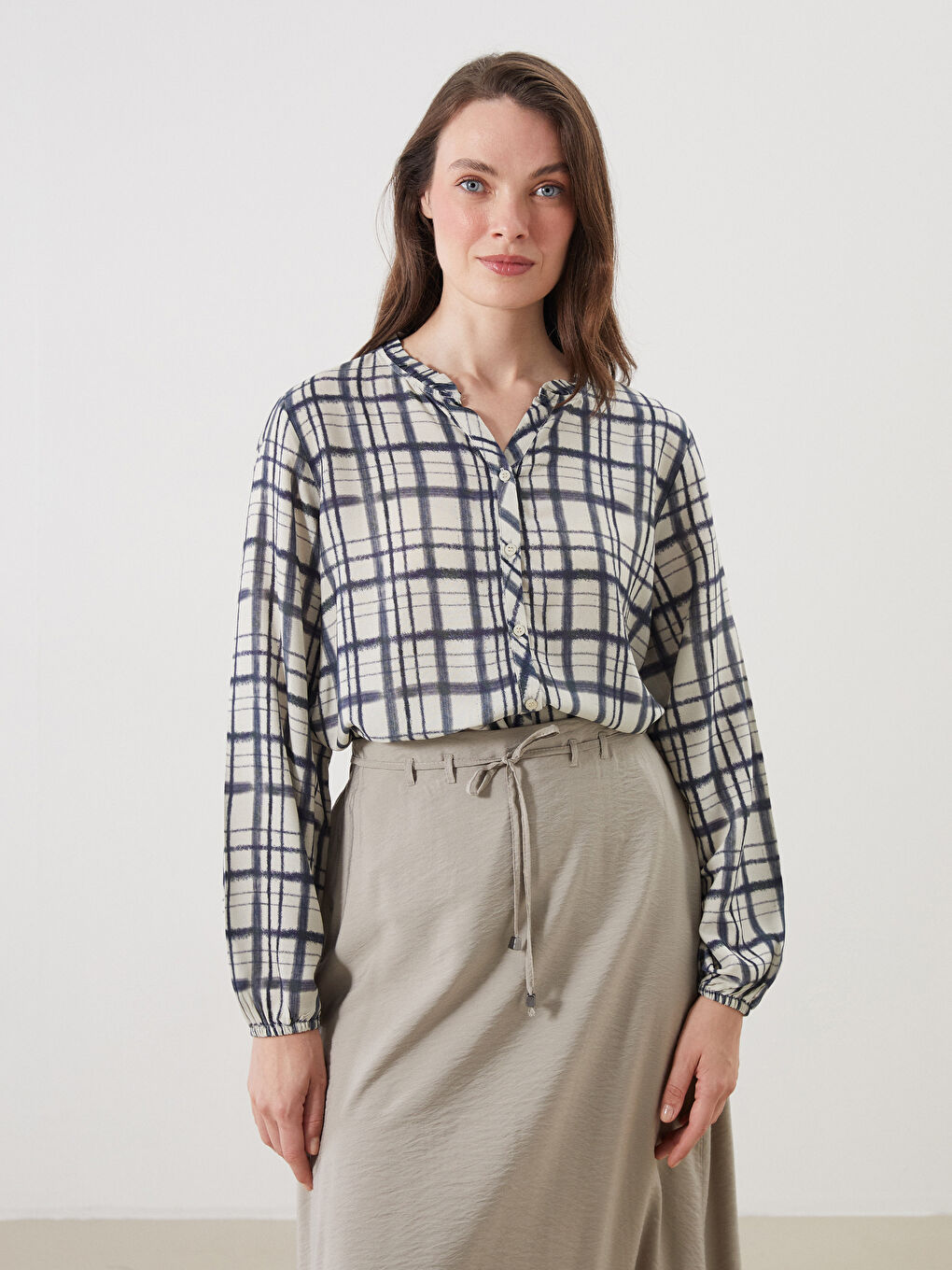 LCW Grace Woman ECRU Shirt -W5GB00Z8-LRA