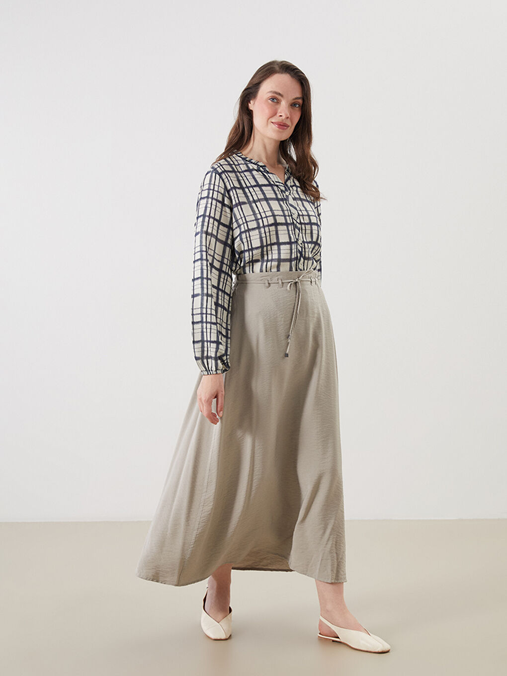 LCW Grace Woman ECRU Shirt -W5GB00Z8-LRA