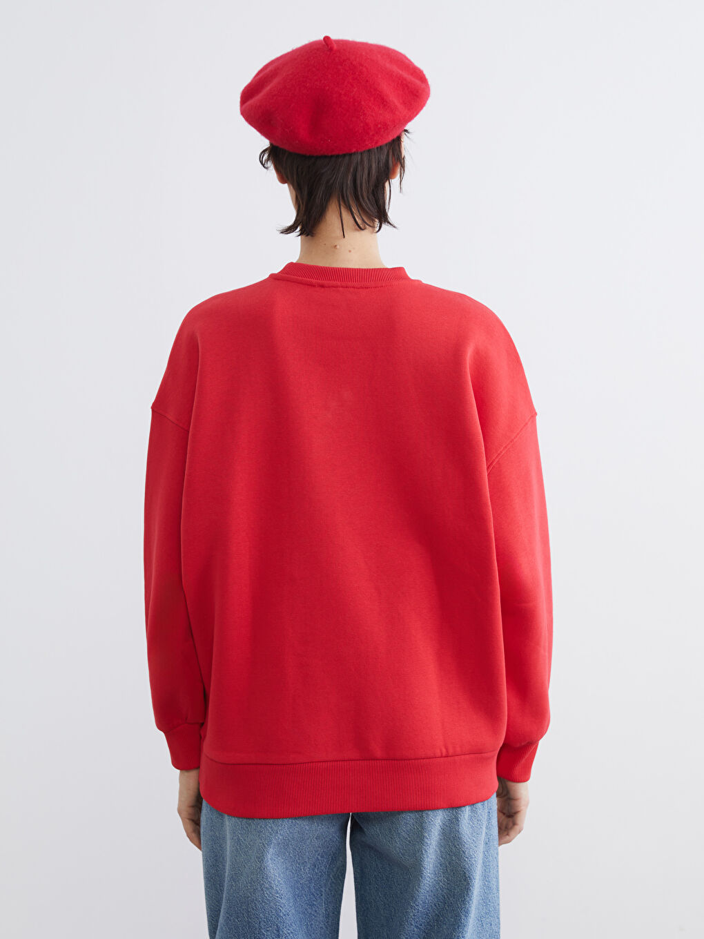 Women's Festive Oversized Cozy Sweatshirt-3