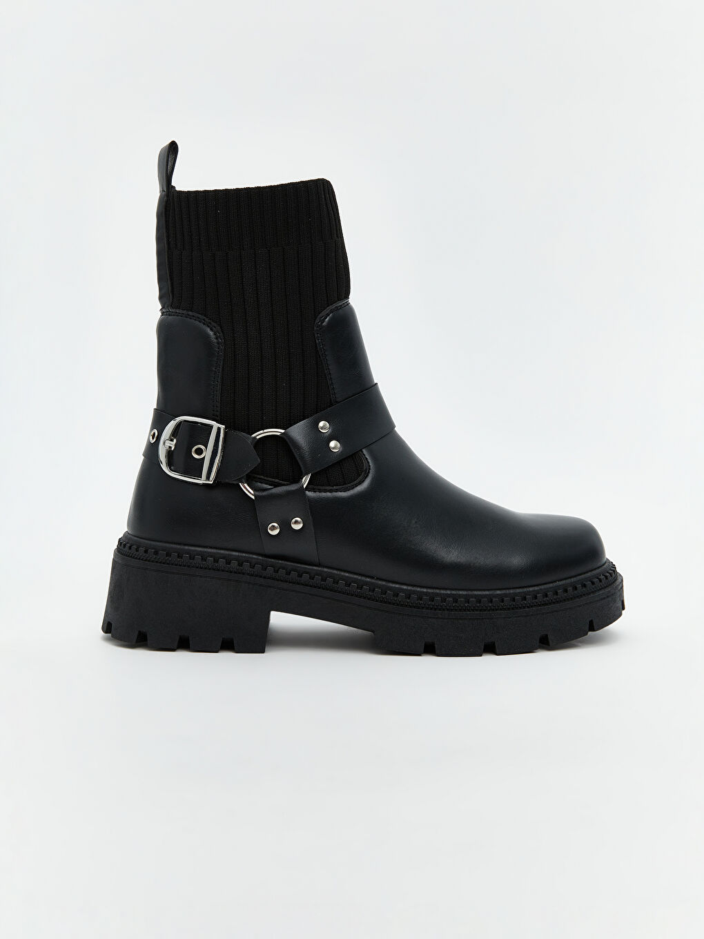 Leather-Look Women's Boots-1