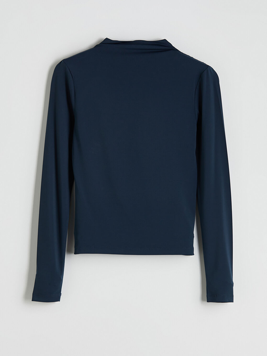 LCW Vision Funnel Neck Ruched Blouse -W5GB54Z8-R4U