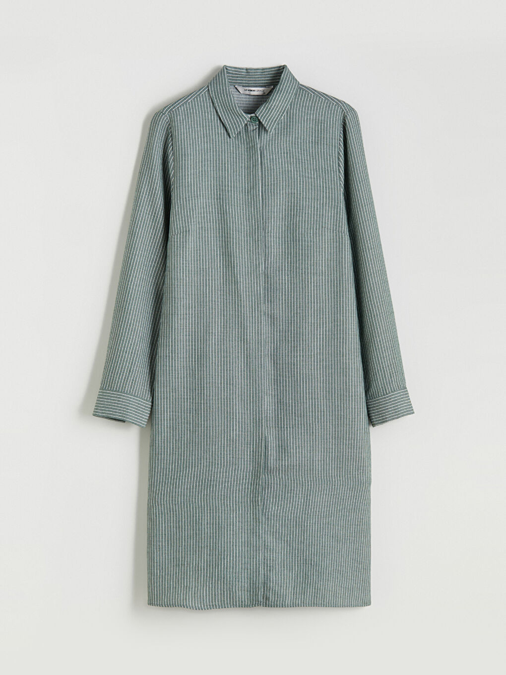 LCW Grace Striped Women's Shirt Tunic -W5GB95Z8-LFT
