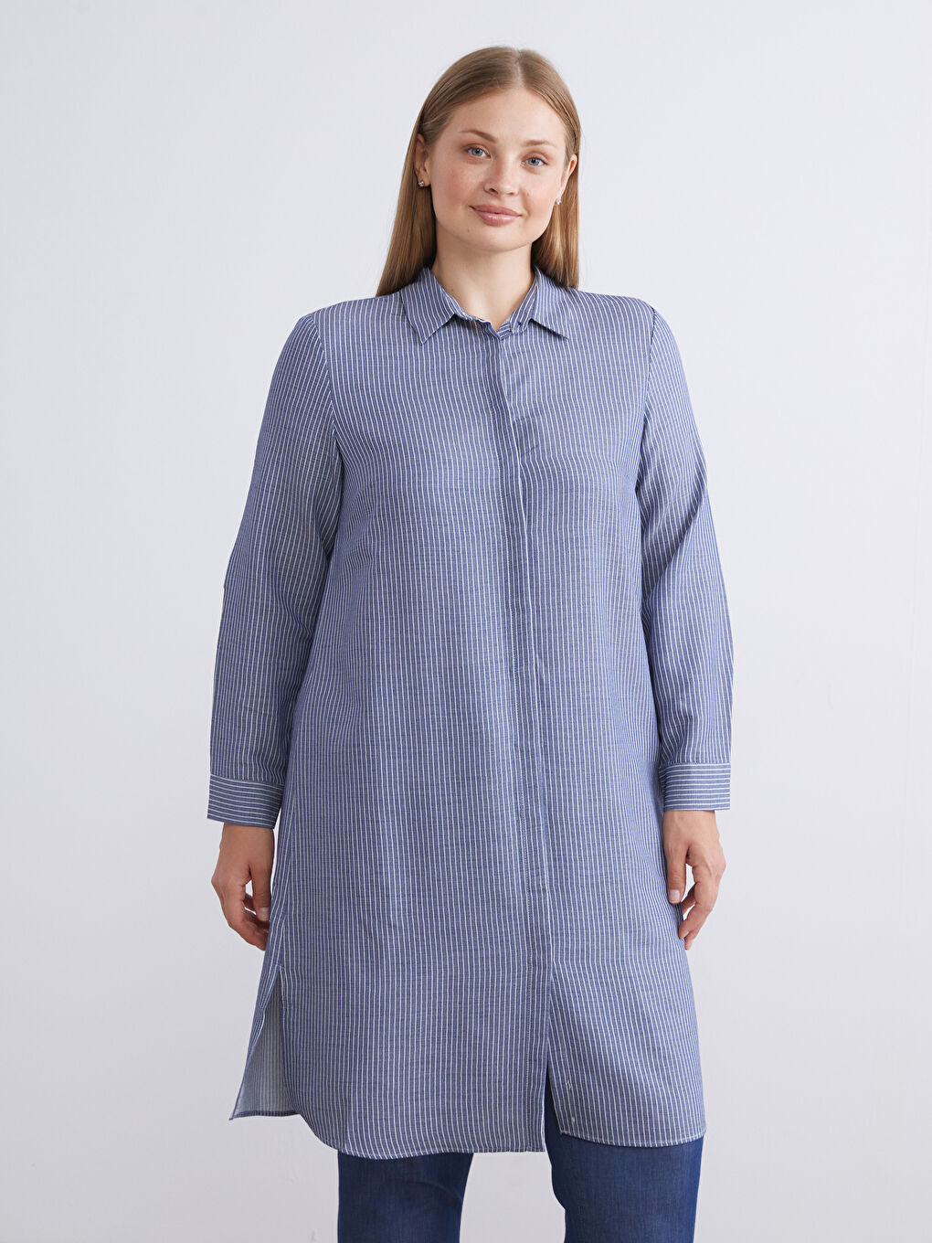 تونیکی کراسی خەتخەتی بۆ ژنان-1