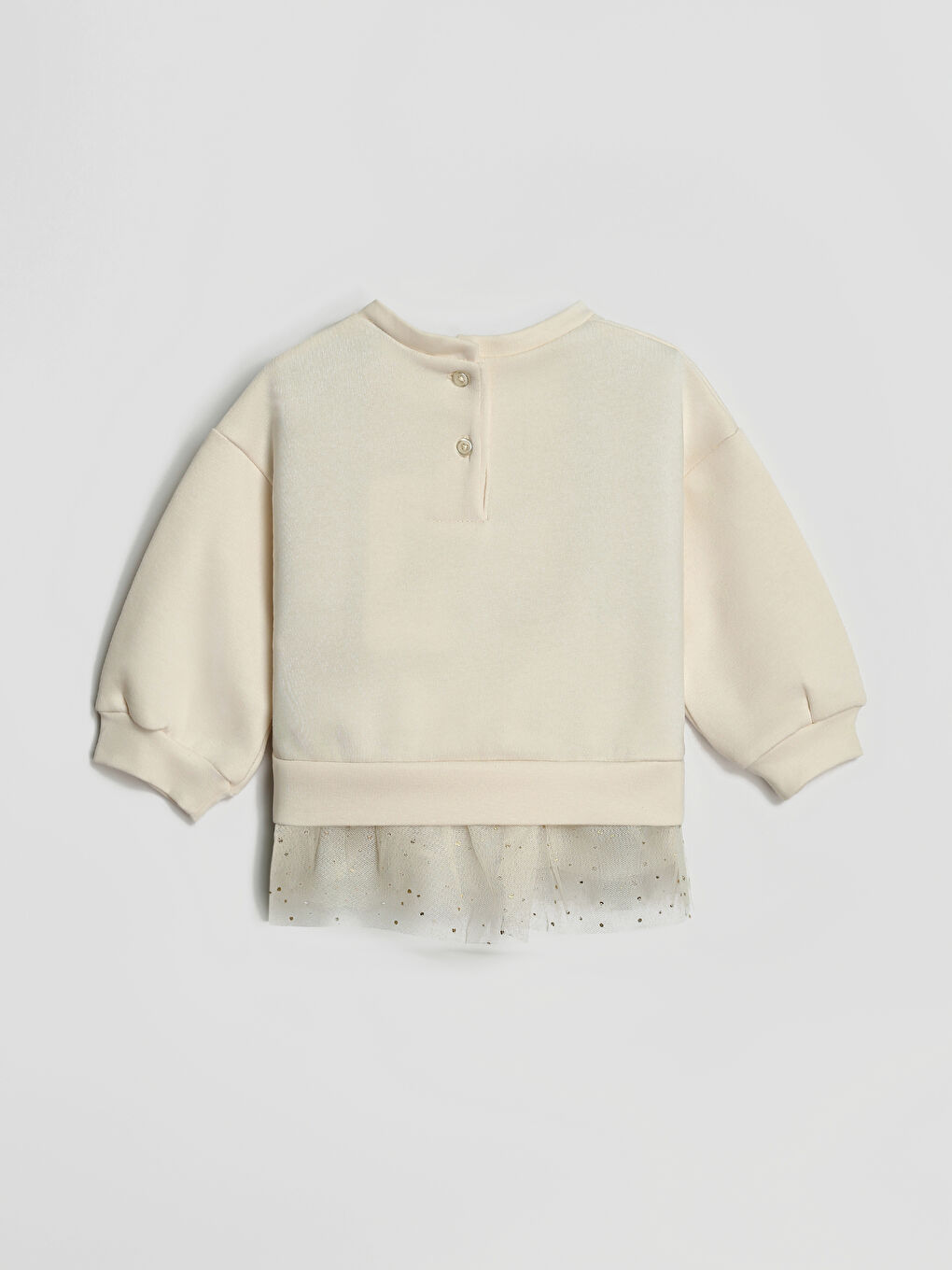 Sweat-shirt à Col Rond Imprimé à Manches Longues pour Filles-1