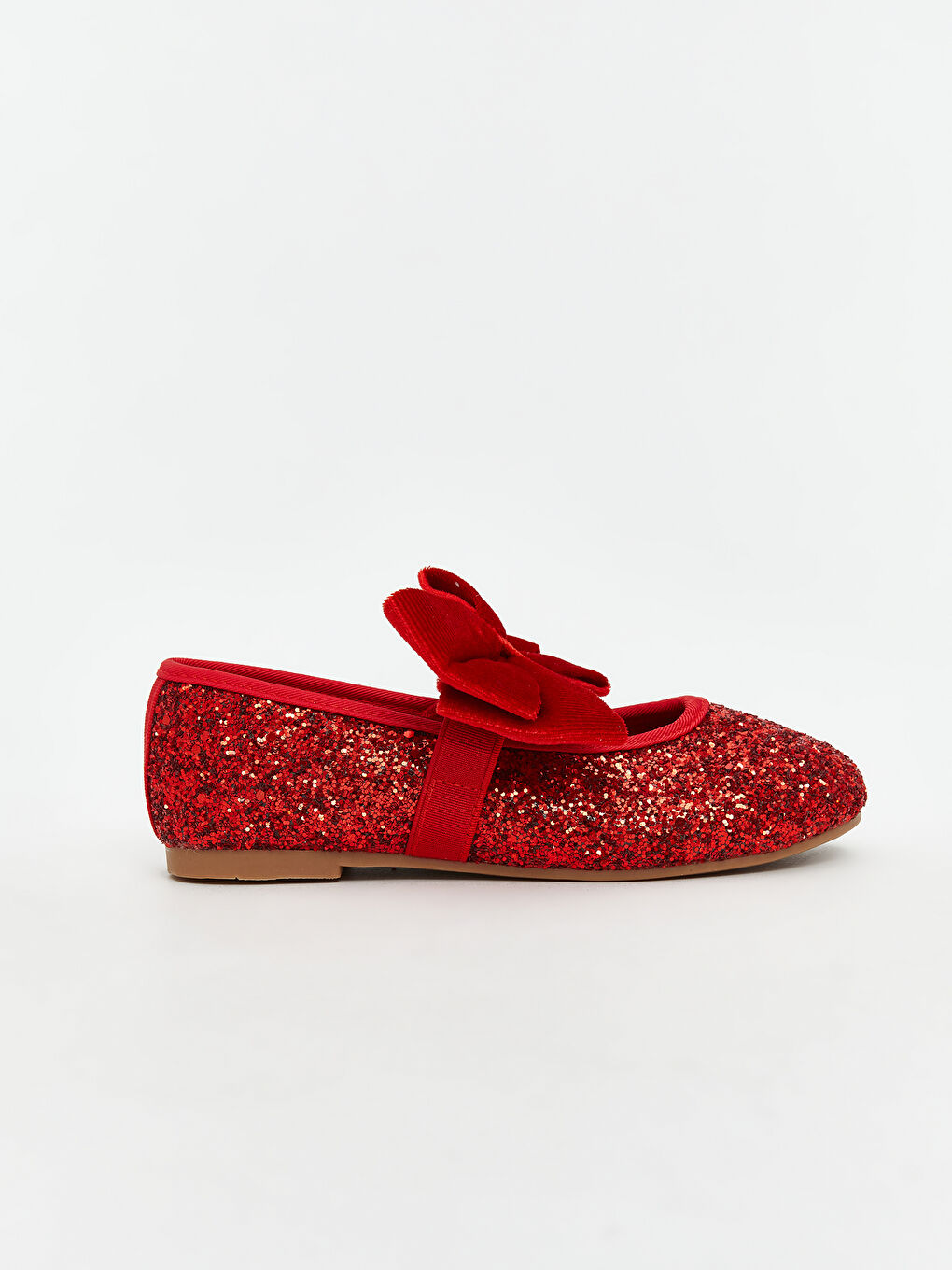 Bow Detailed Baby Girl Flats-1
