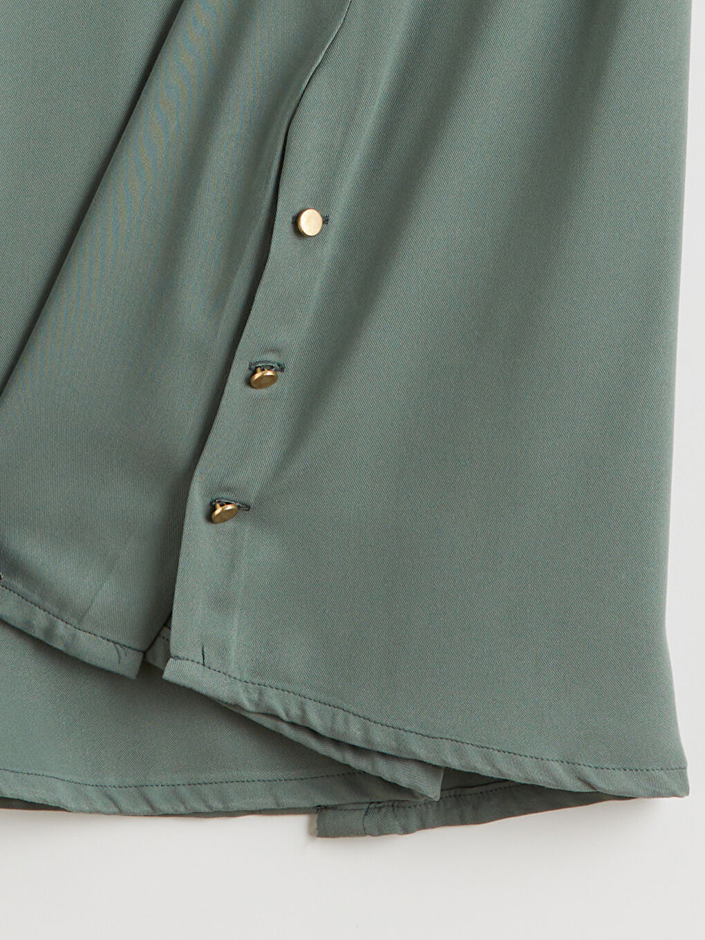 Yeşil Regular Fit Kadın Gömlek Tunik-5