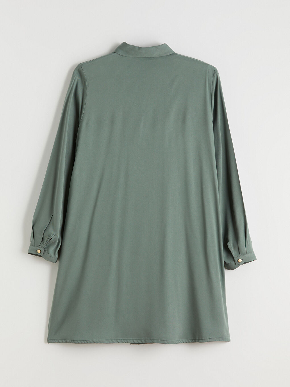 Yeşil Regular Fit Kadın Gömlek Tunik-6