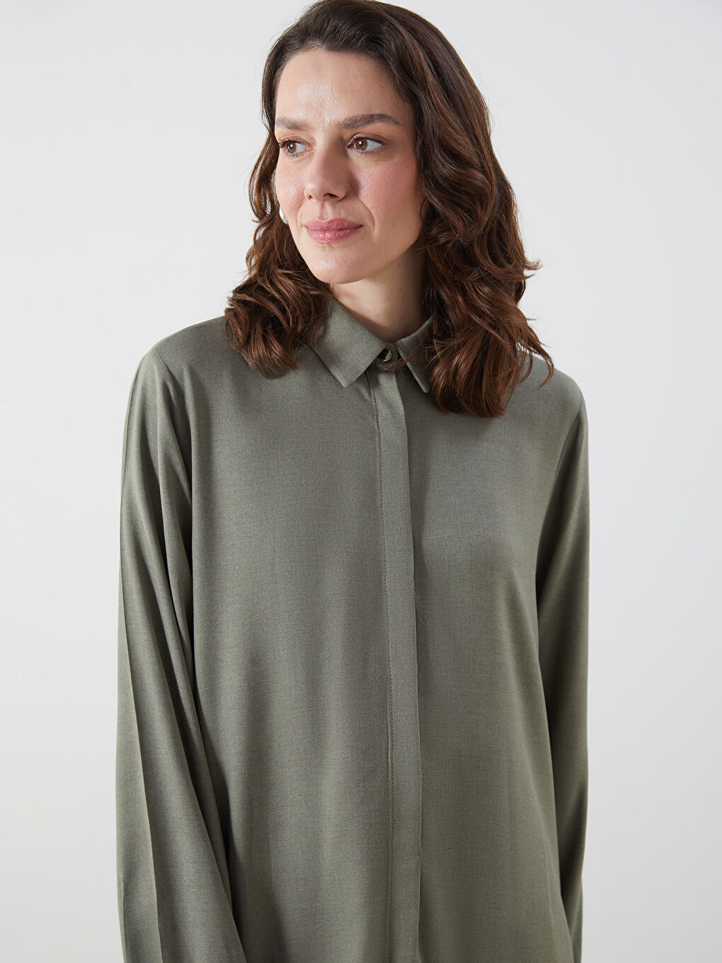 LCW Grace Regular Fit Women's Shirt Tunic -W5GC19Z8-VDG