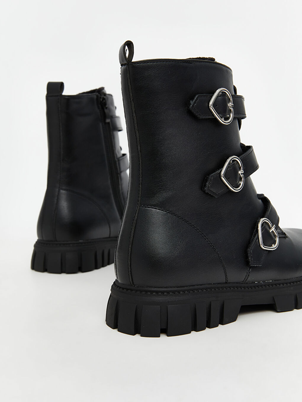 Faux Leather Girls' Boot-4