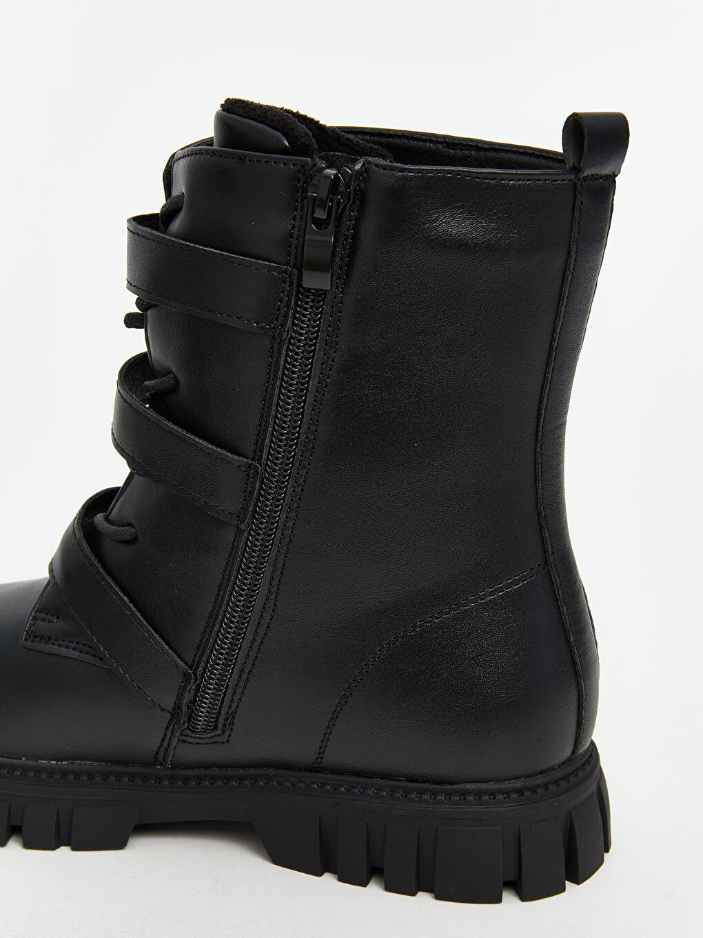 Faux Leather Girls' Boot-5