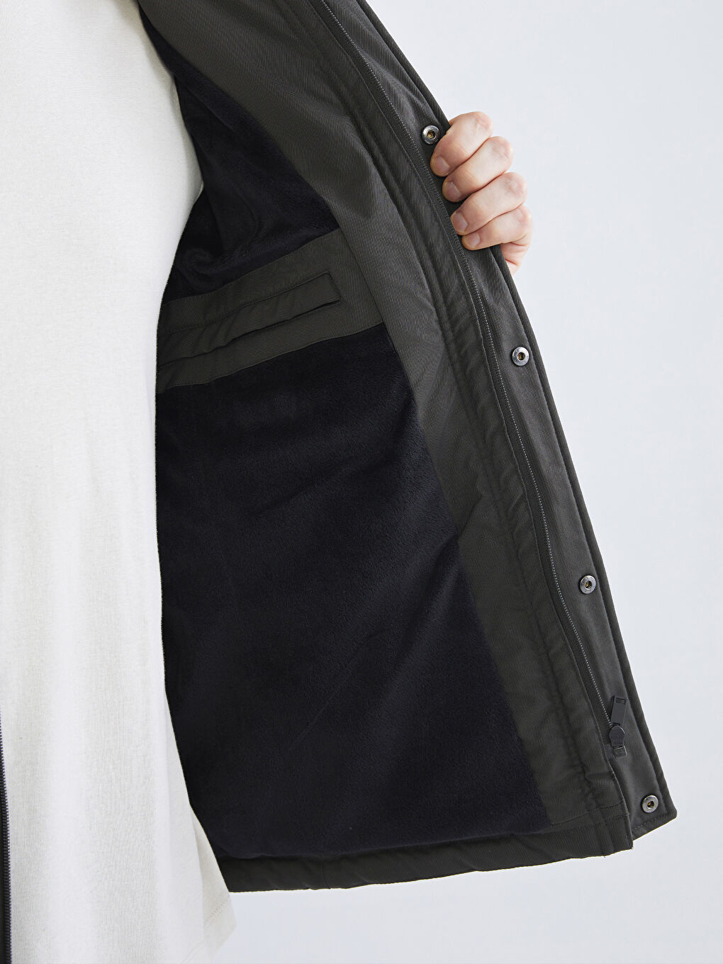 Regular Fit Long Sleeve Men's Shirt Jacket-2