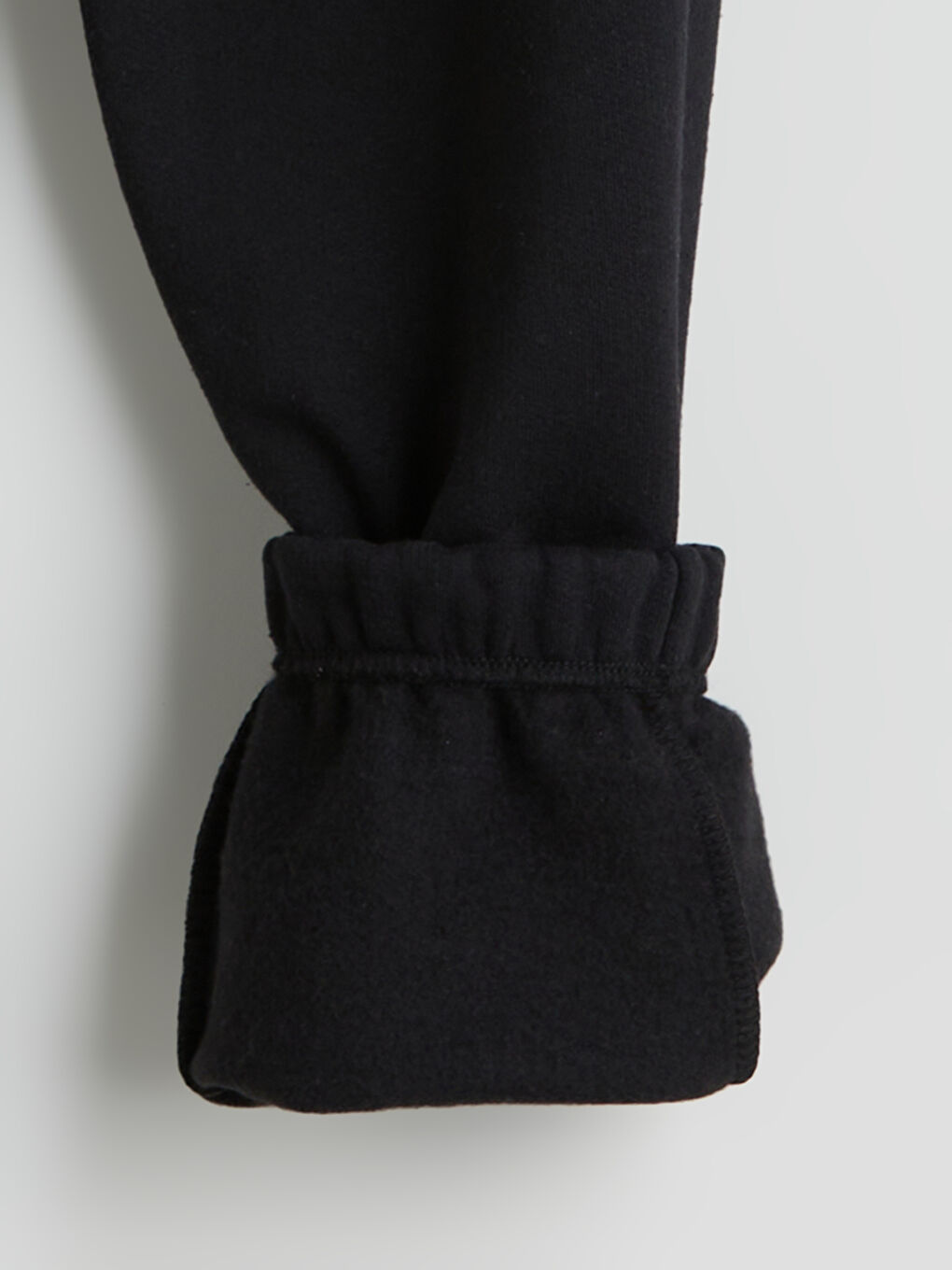 Siyah Standart Kalıp Erkek Jogger Eşofman Altı-5