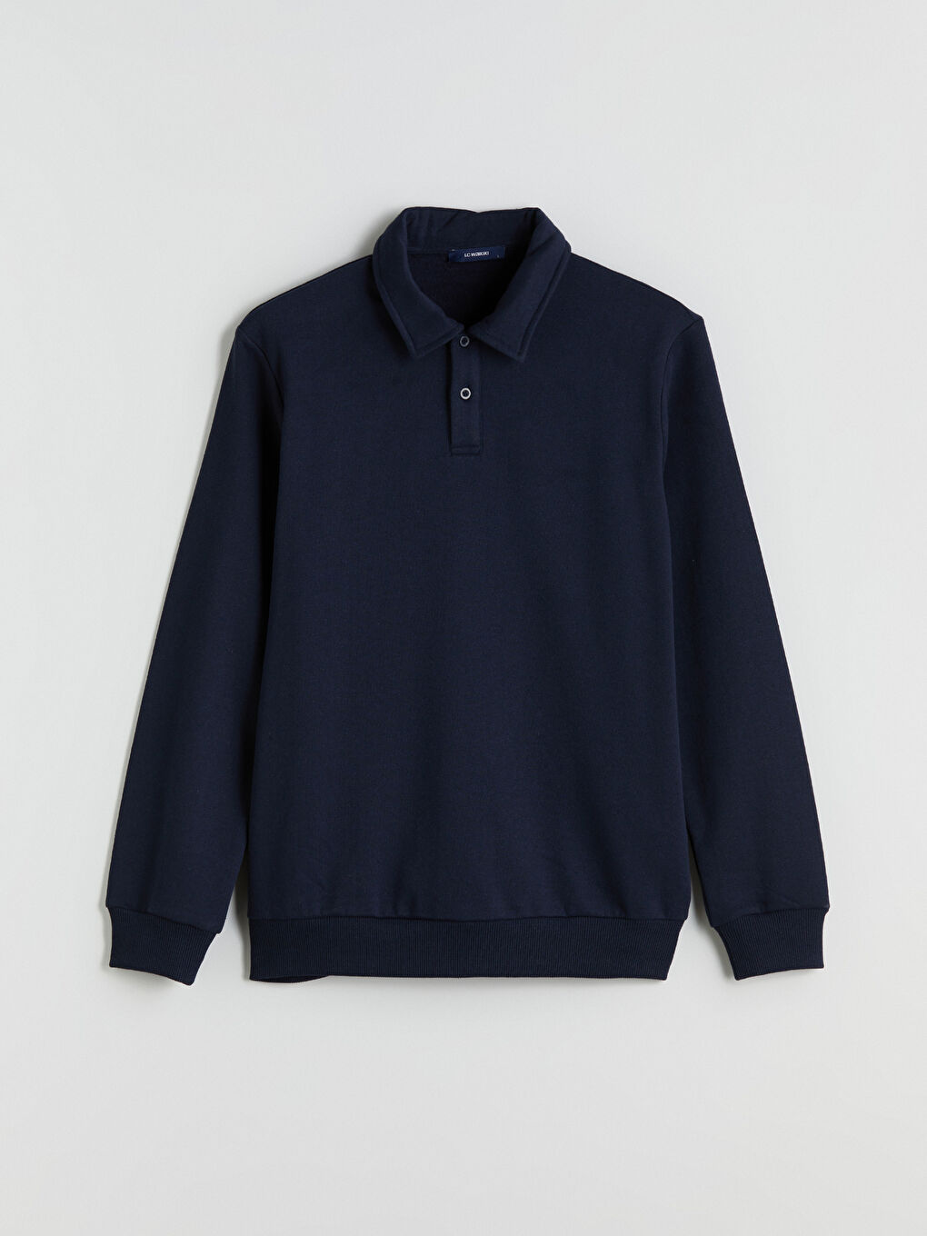 LCW ECO Polo Neck Men's Sweatshirt -W5GC36Z8-CRP