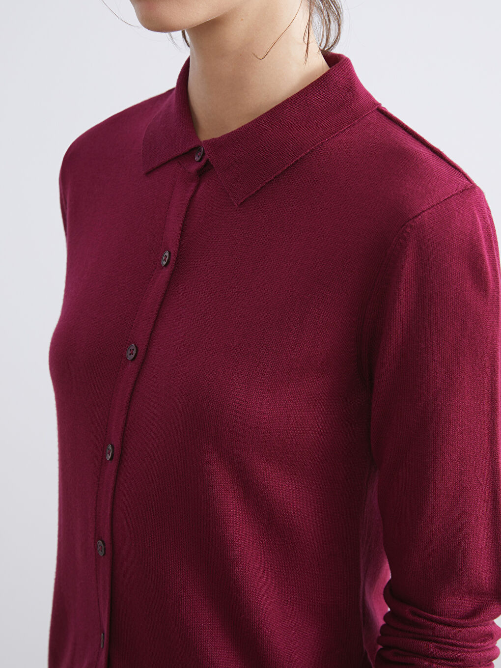 LCW Vision Woman BORDEAUX Shirt -W5GC65Z8-RXM