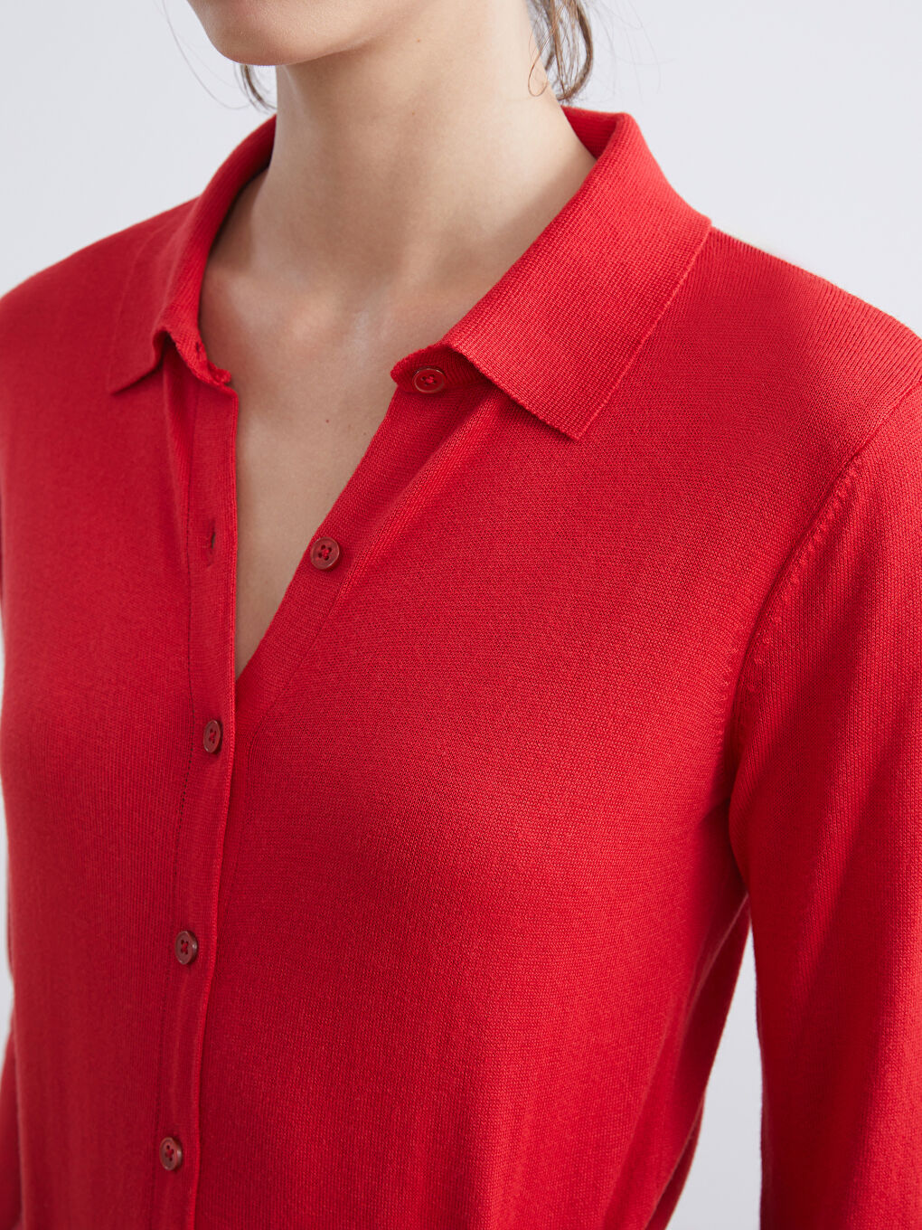 LCW Vision Woman RED Shirt -W5GC65Z8-S7R