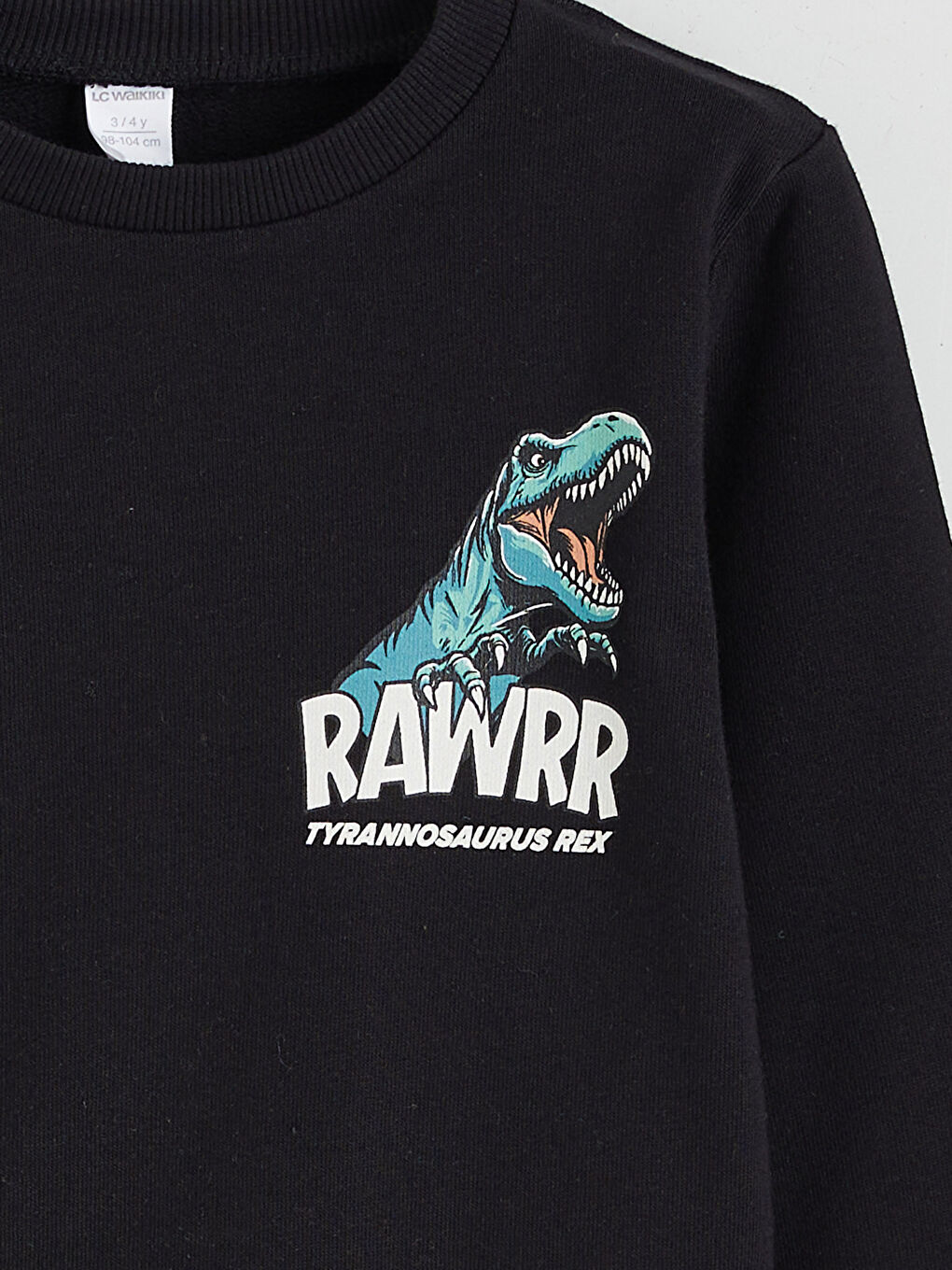 Принтиран Плътен Суитшърт за Момчета-5