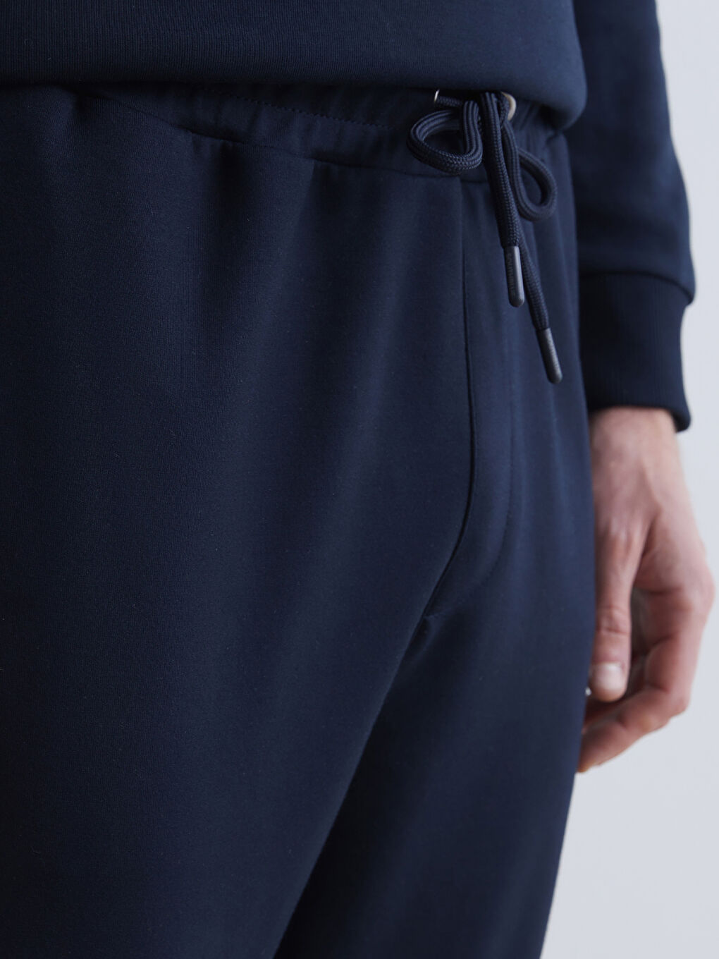 Lacivert Standart Kalıp Erkek Eşofman Altı-2