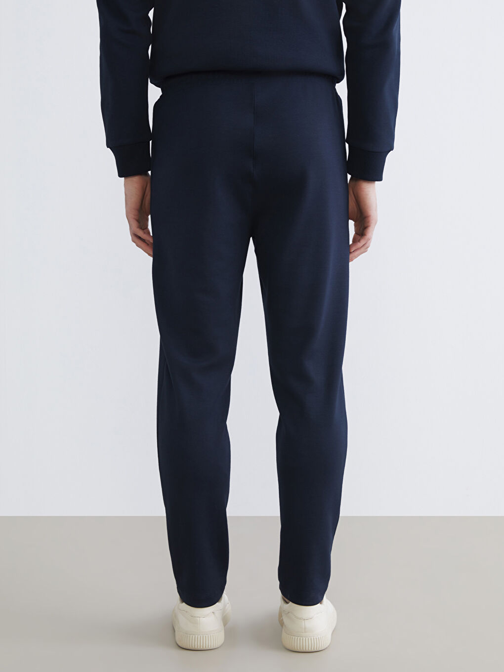 Lacivert Standart Kalıp Erkek Eşofman Altı-3