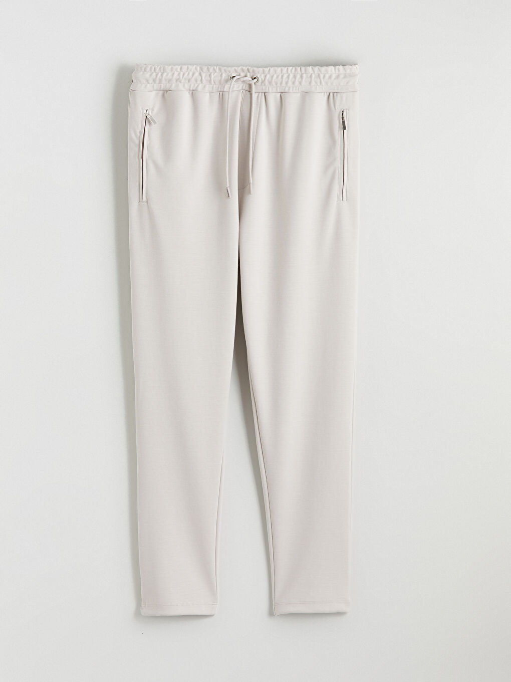 Bej Standart Kalıp Erkek Eşofman Altı-4