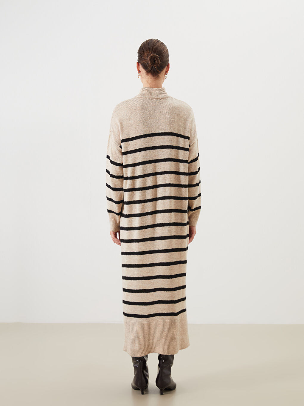 LCW Modest فستان أسود امرأة -W5GC89Z8-LEG